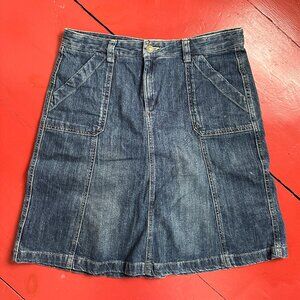 Jeans Skirt, Size 10, Eddie Bauer